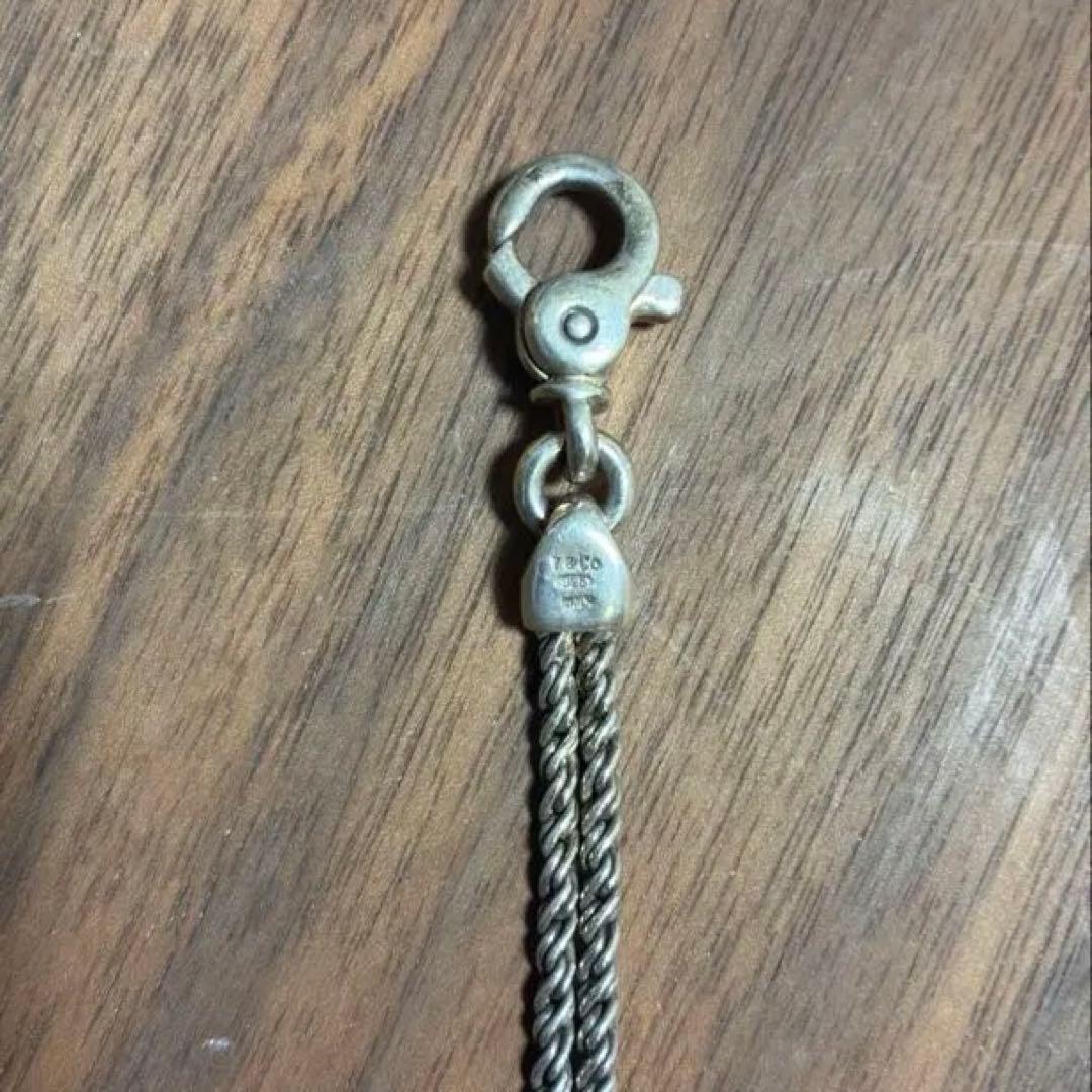 TIFFANY&Co. ダブル ロープ センターノット ブレスレット Ag925