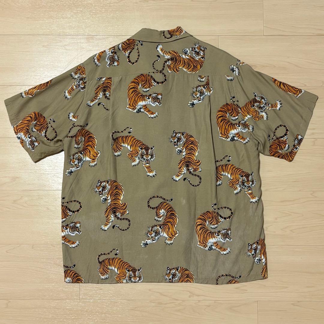 ワコマリア　WACKOMIRIA　アロハシャツ　虎柄　トラ　ティムリーハイ