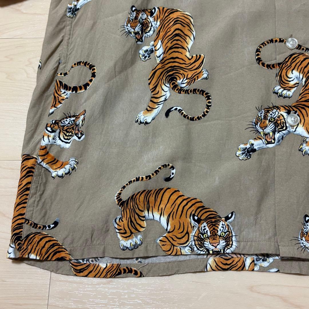ワコマリア　WACKOMIRIA　アロハシャツ　虎柄　トラ　ティムリーハイ
