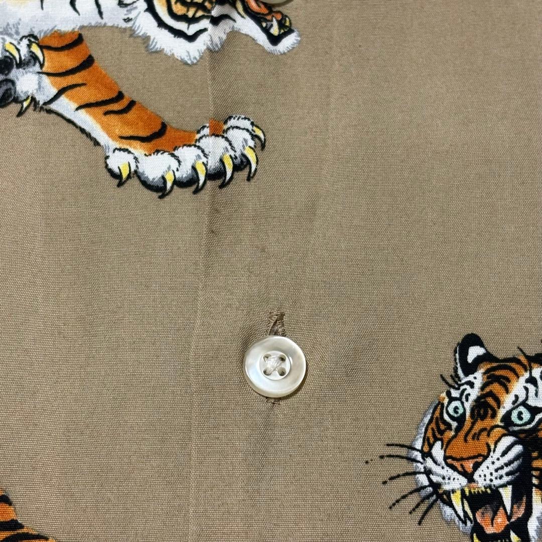 ワコマリア　WACKOMIRIA　アロハシャツ　虎柄　トラ　ティムリーハイ
