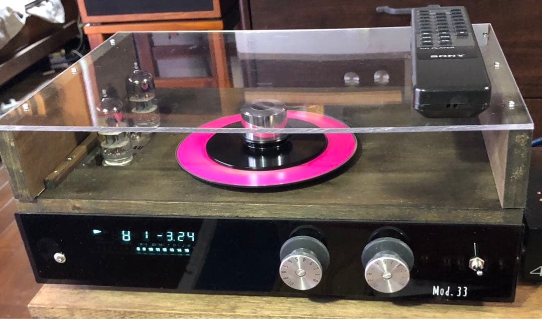 【超クール❗️特値】Garage CD player with 2 tubes⑥