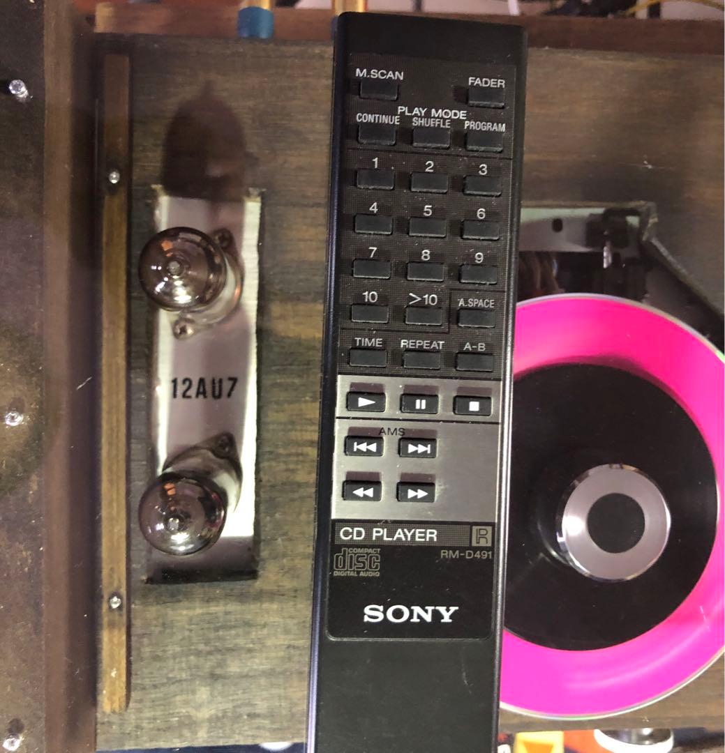 【超クール❗️特値】Garage CD player with 2 tubes⑥