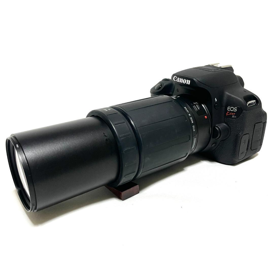 初心者から使いやすい❣️ Canon EOS Kiss X7i 超望遠Wレンズ