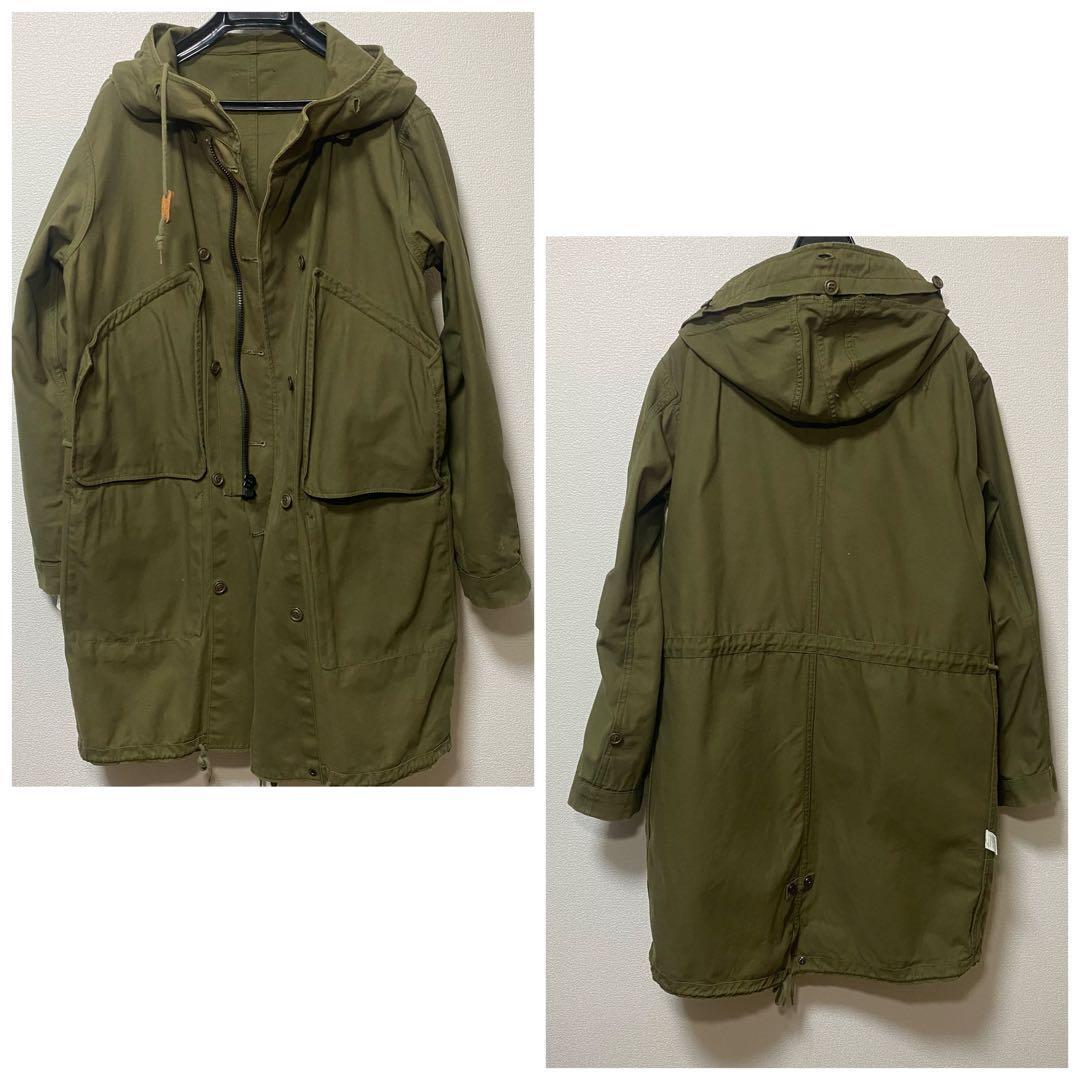 HOUSTON ヒューストン　モッズコート　M-45・M-47風　美品
