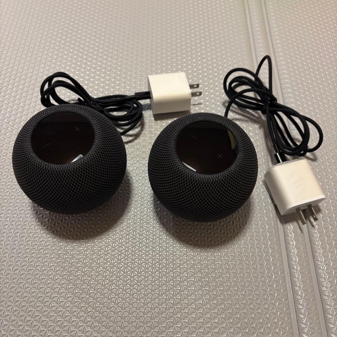 Apple Pod mini スペースグレイ スピーカー　2個セット
