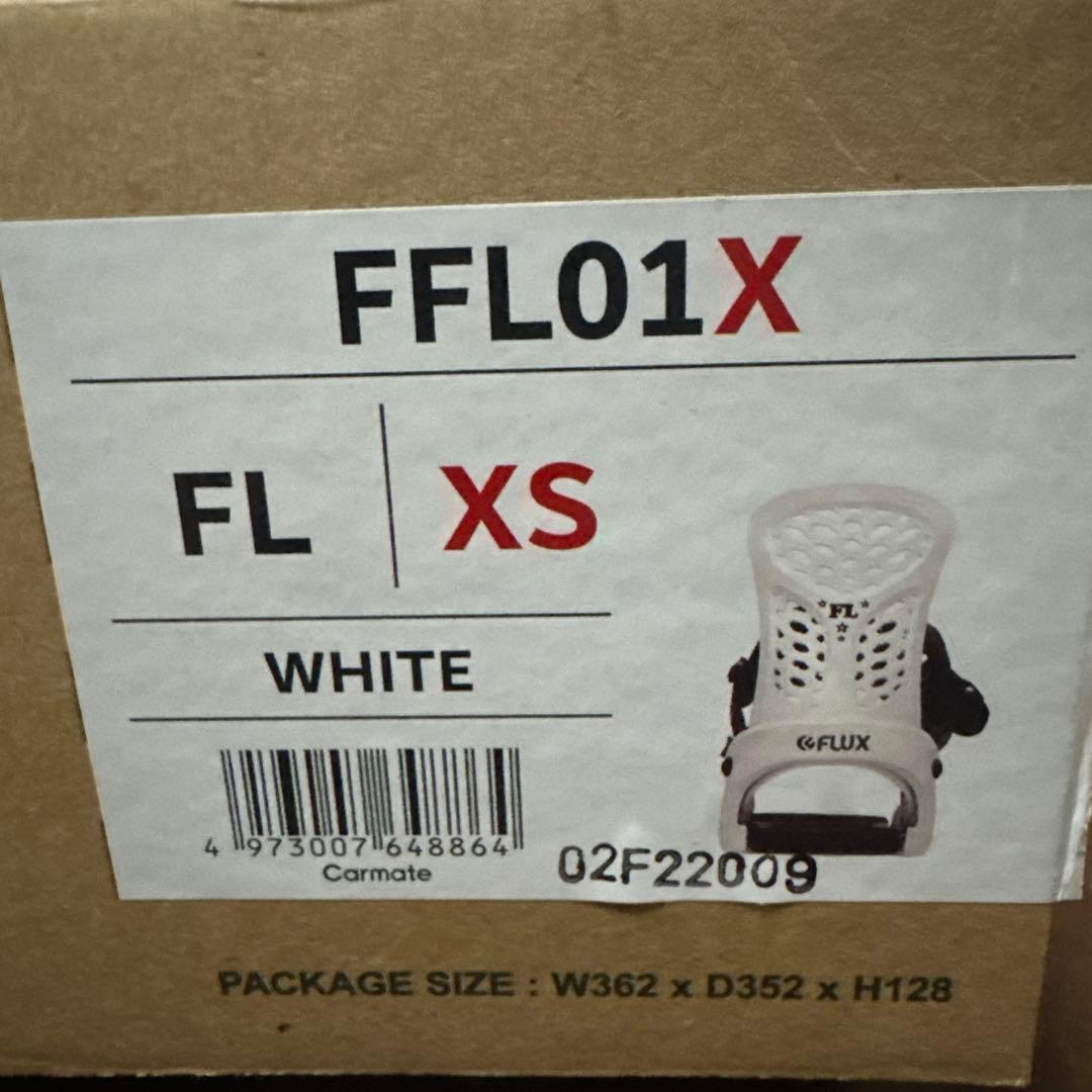 FLUX FFL01X スノーボード ビンディング ホワイト