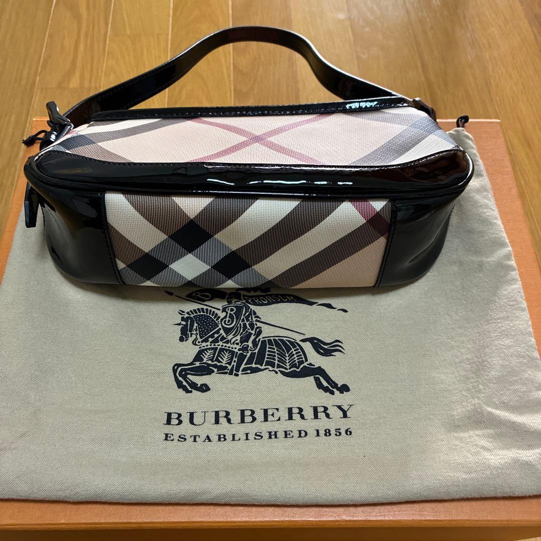 BURBERRY チェック柄 ハンドバッグ