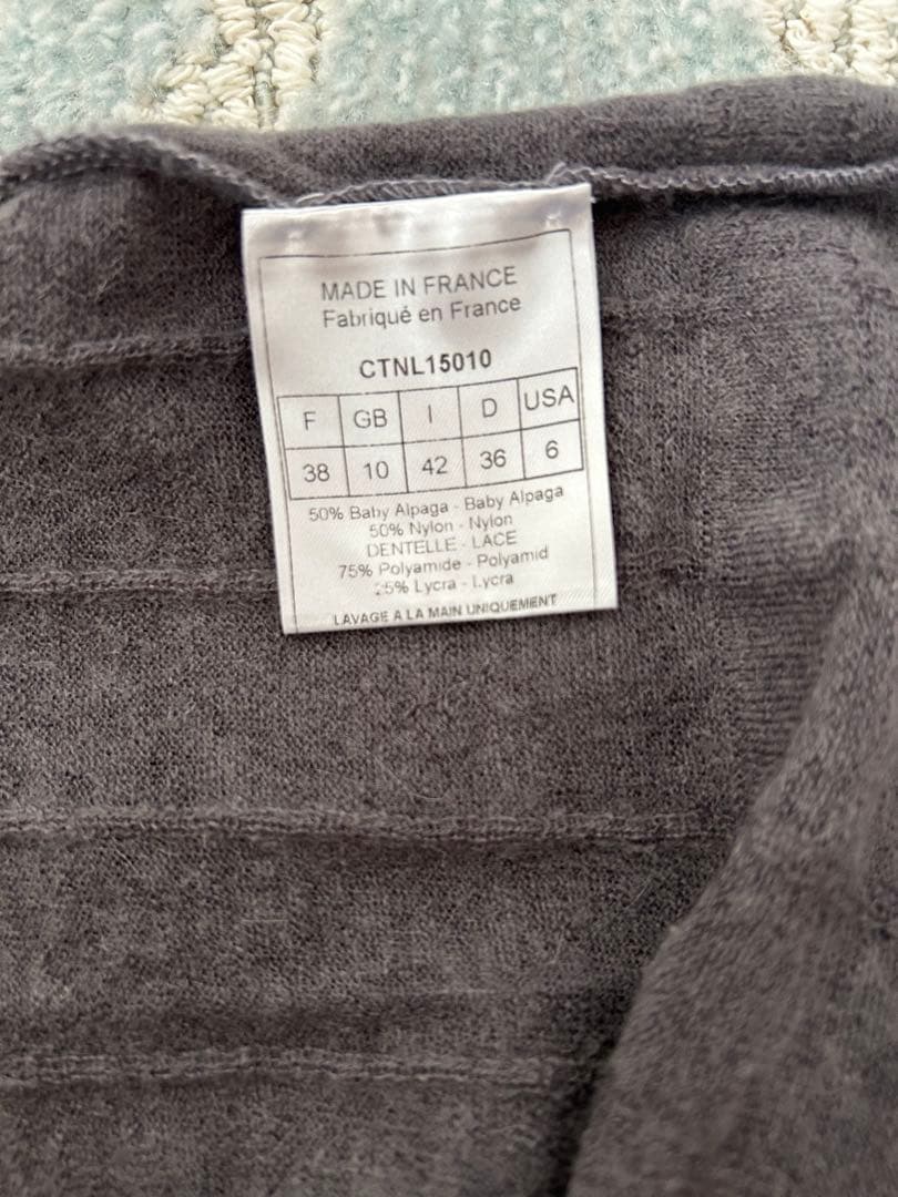 Christian Dior グレー キャミソール 38