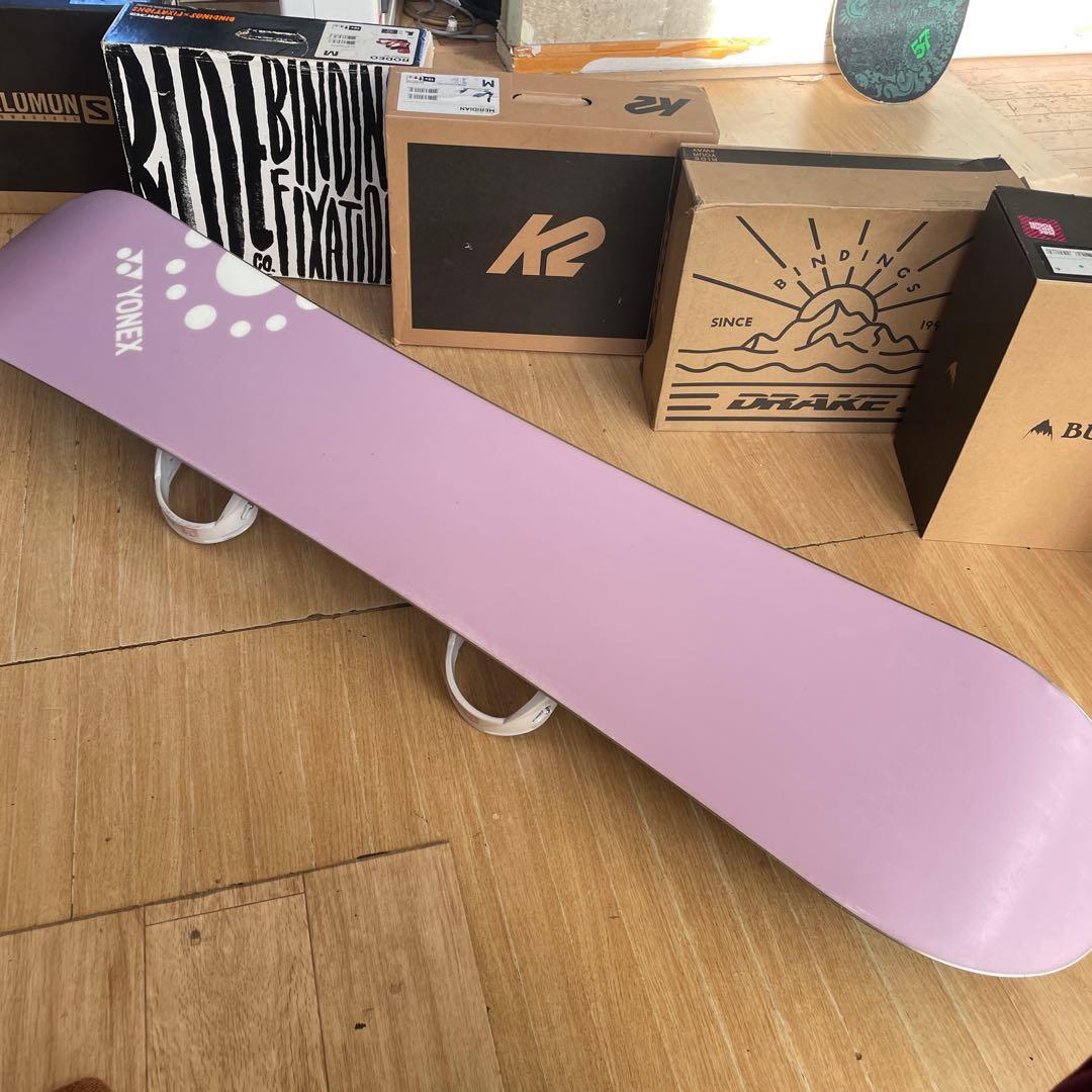 YONEX×ELAN　良質国産　バイン付スノーボードセット　ヨネックス