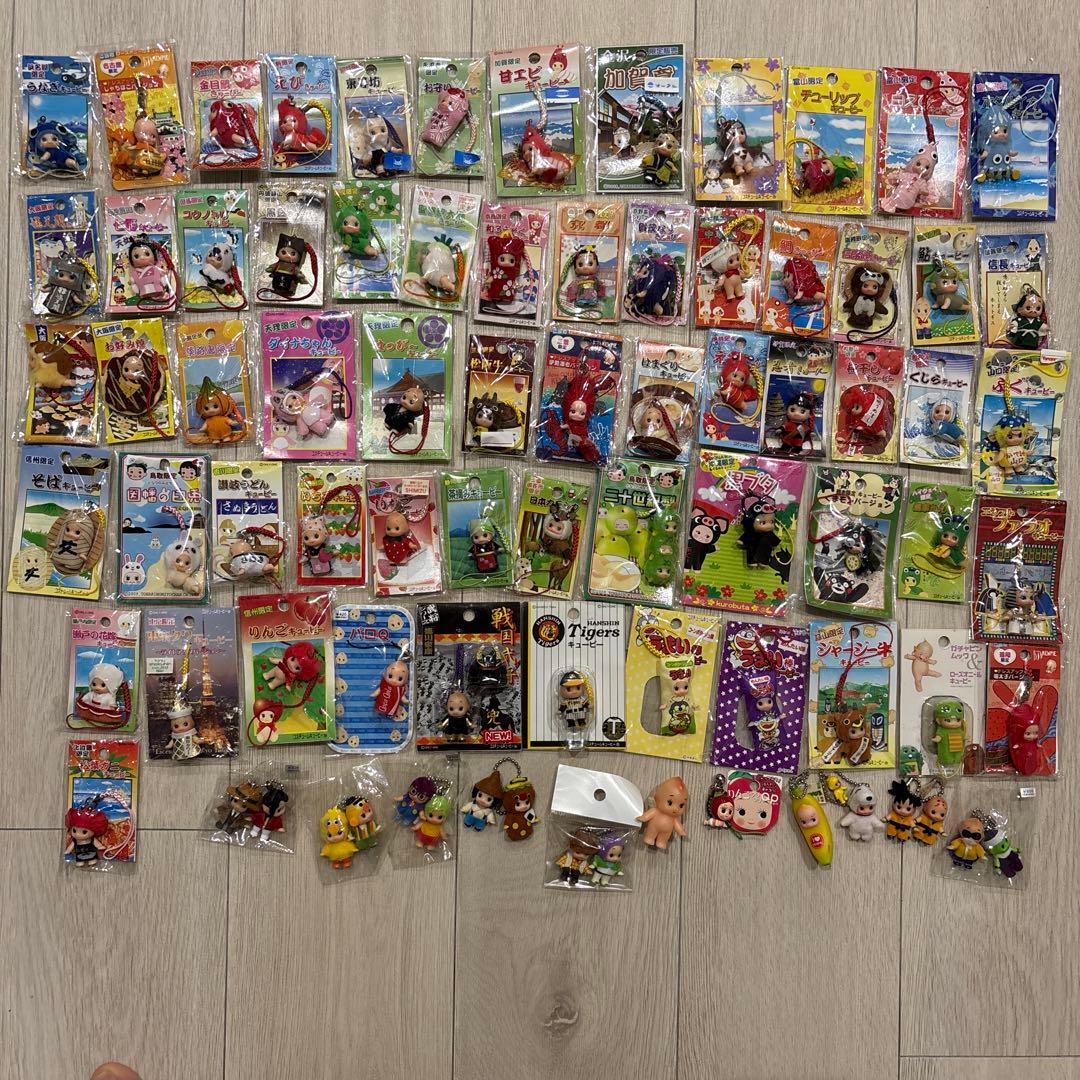 81個ご当地キューピー　地域限定　QP マスコット　ストラップ他