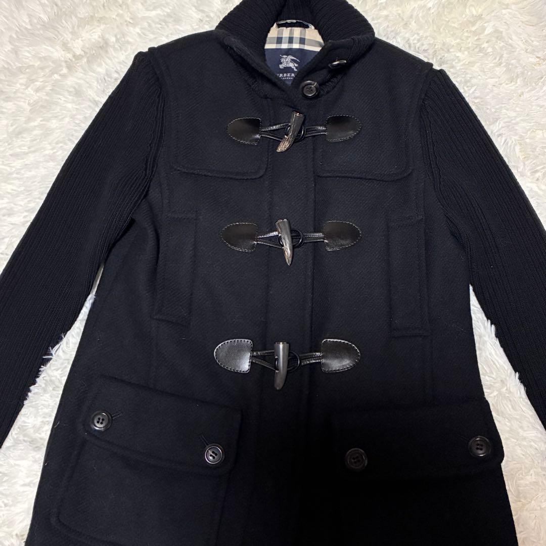 未使用級✨カシミヤBURBERRY LONDONダッフルコート ノバチェック
