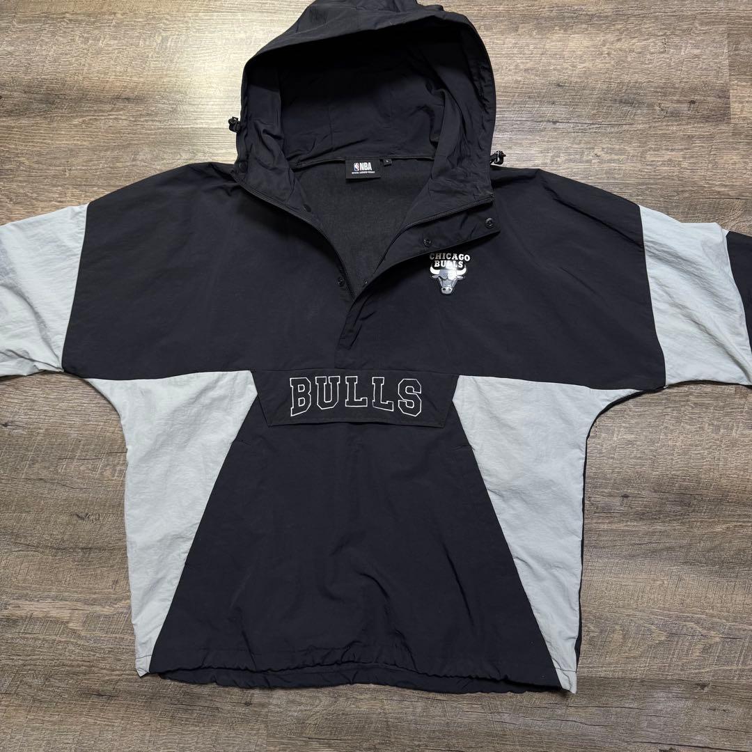 やっくん様 NBA シカゴ・ブルズ アノラックパーカー ナイロンジャケット L