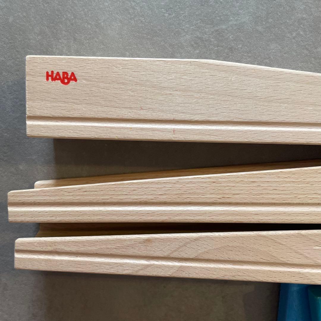 ※ちー　HABA 木製レールとボールセット