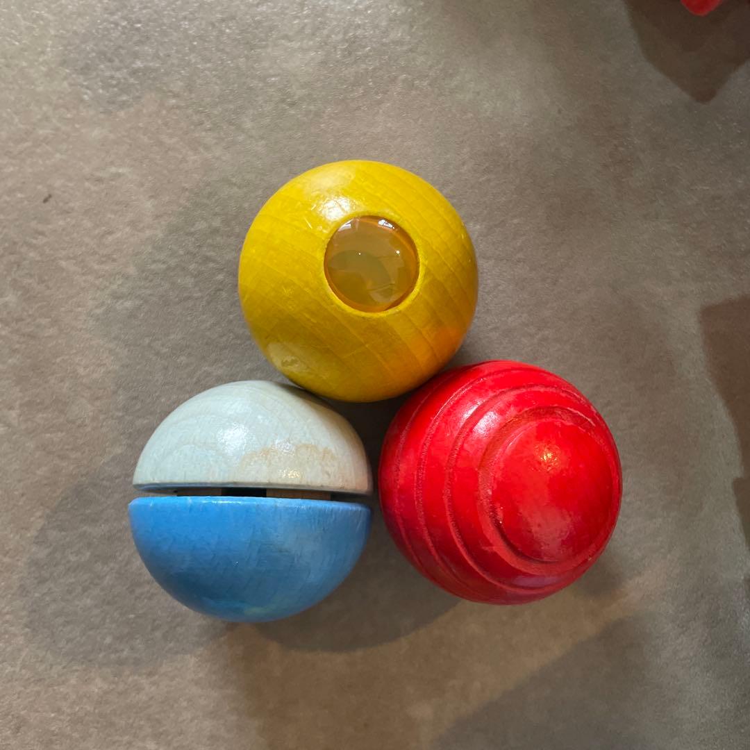 ※ちー　HABA 木製レールとボールセット