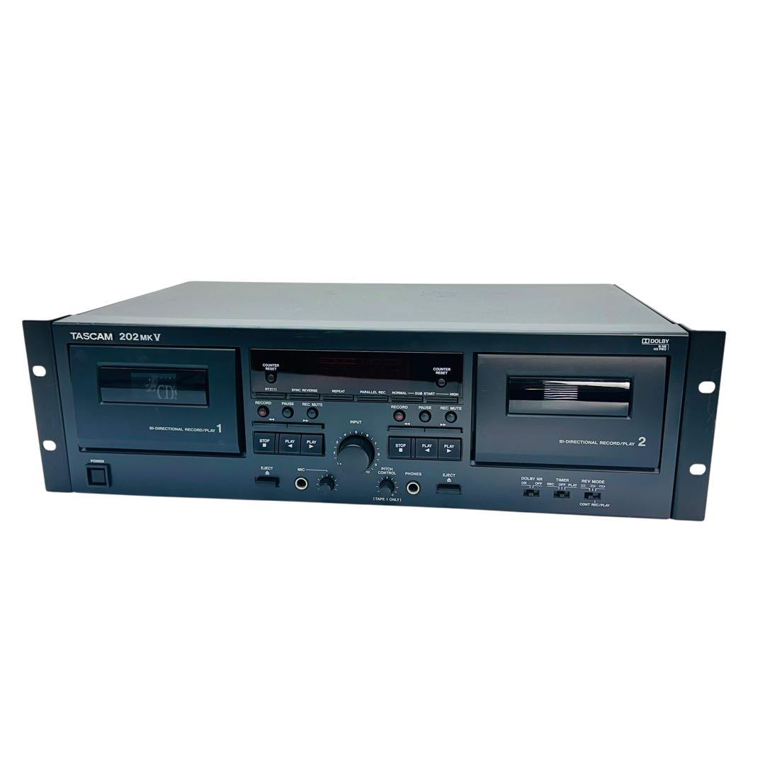 TASCAM タスカム ダブルカセットデッキ 202MKV