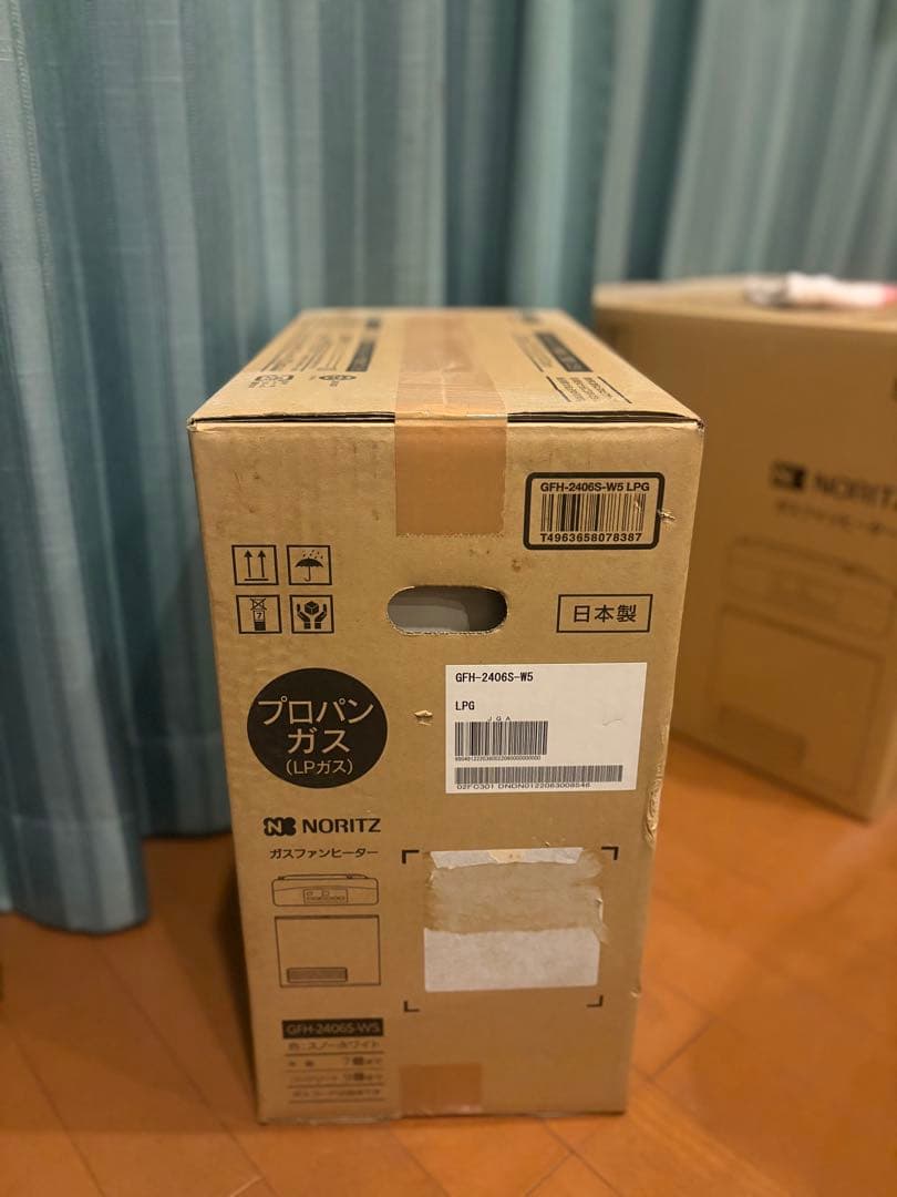 【新品未開封】NORITZ GFH-2406S-W5 ガスファンヒータープロパン