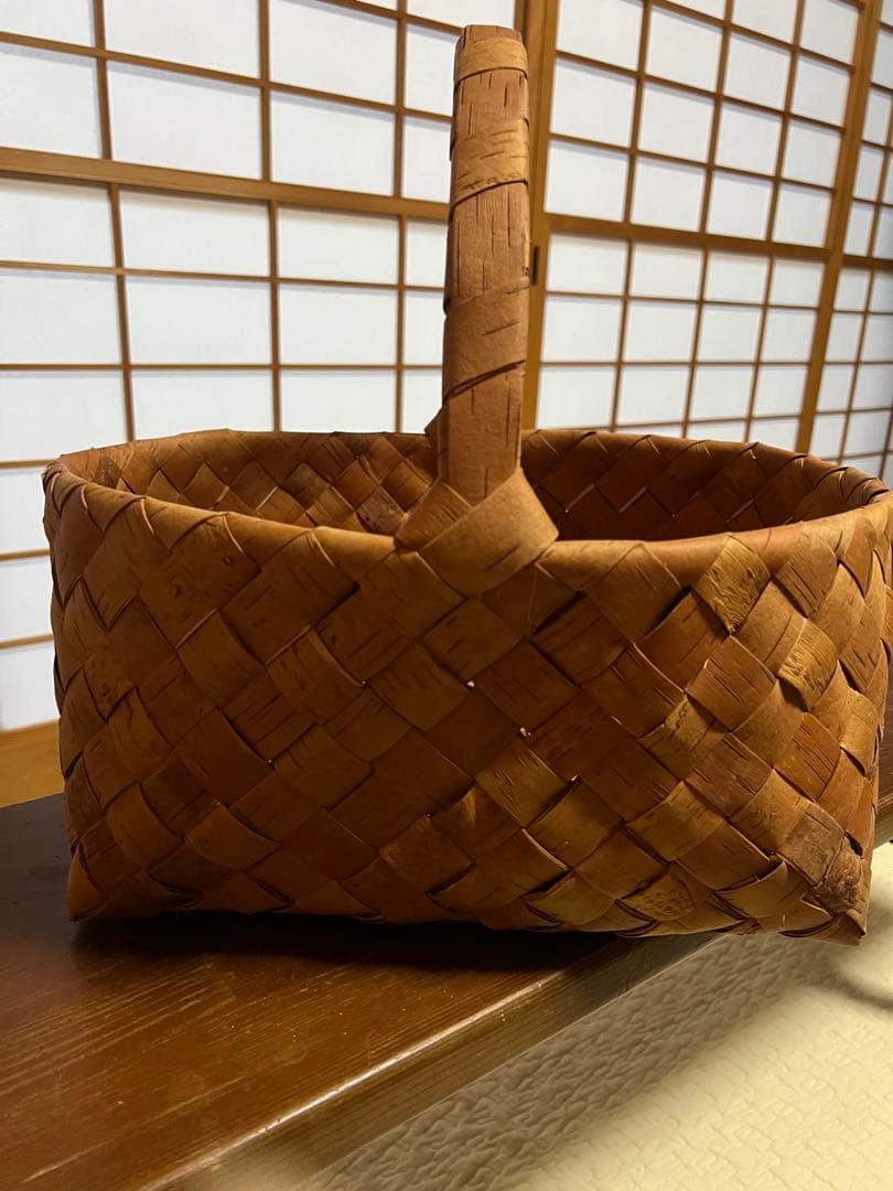 白樺　カゴ　北欧