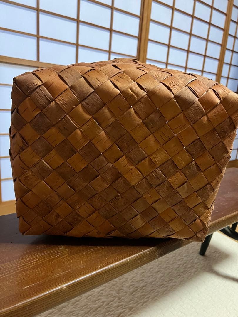 白樺　カゴ　北欧