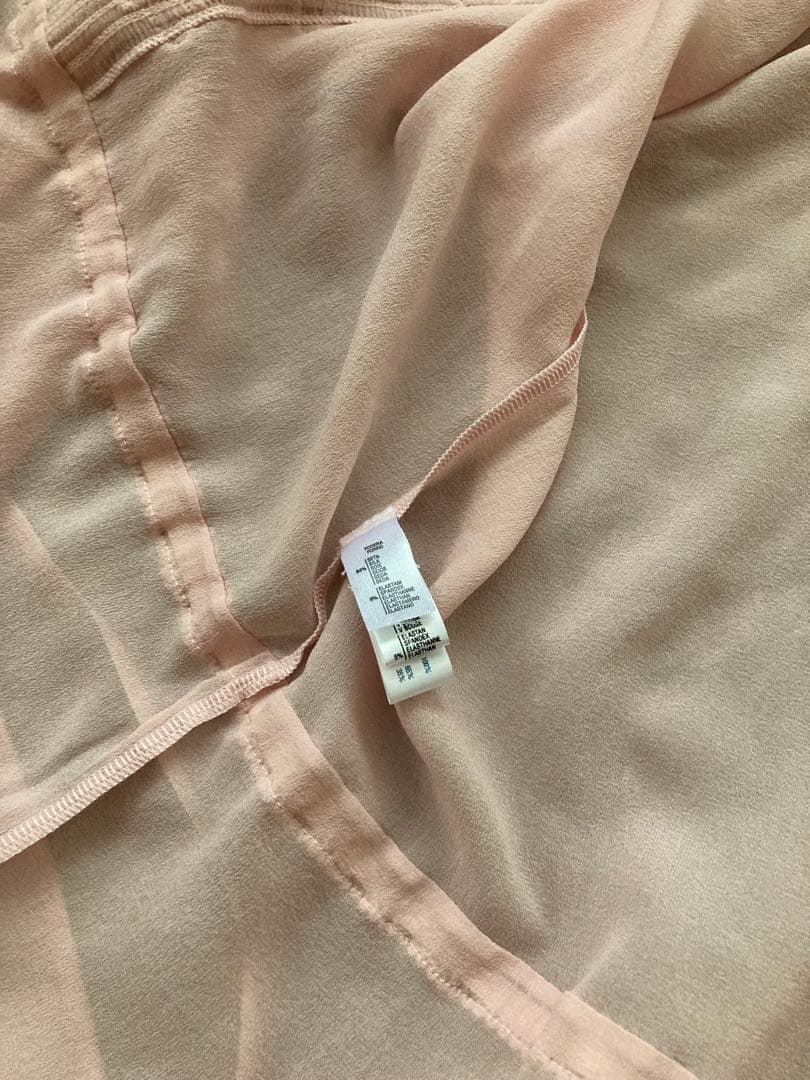 ラペルラ　シルクカーディガン　サイズ1 パウダーピンク