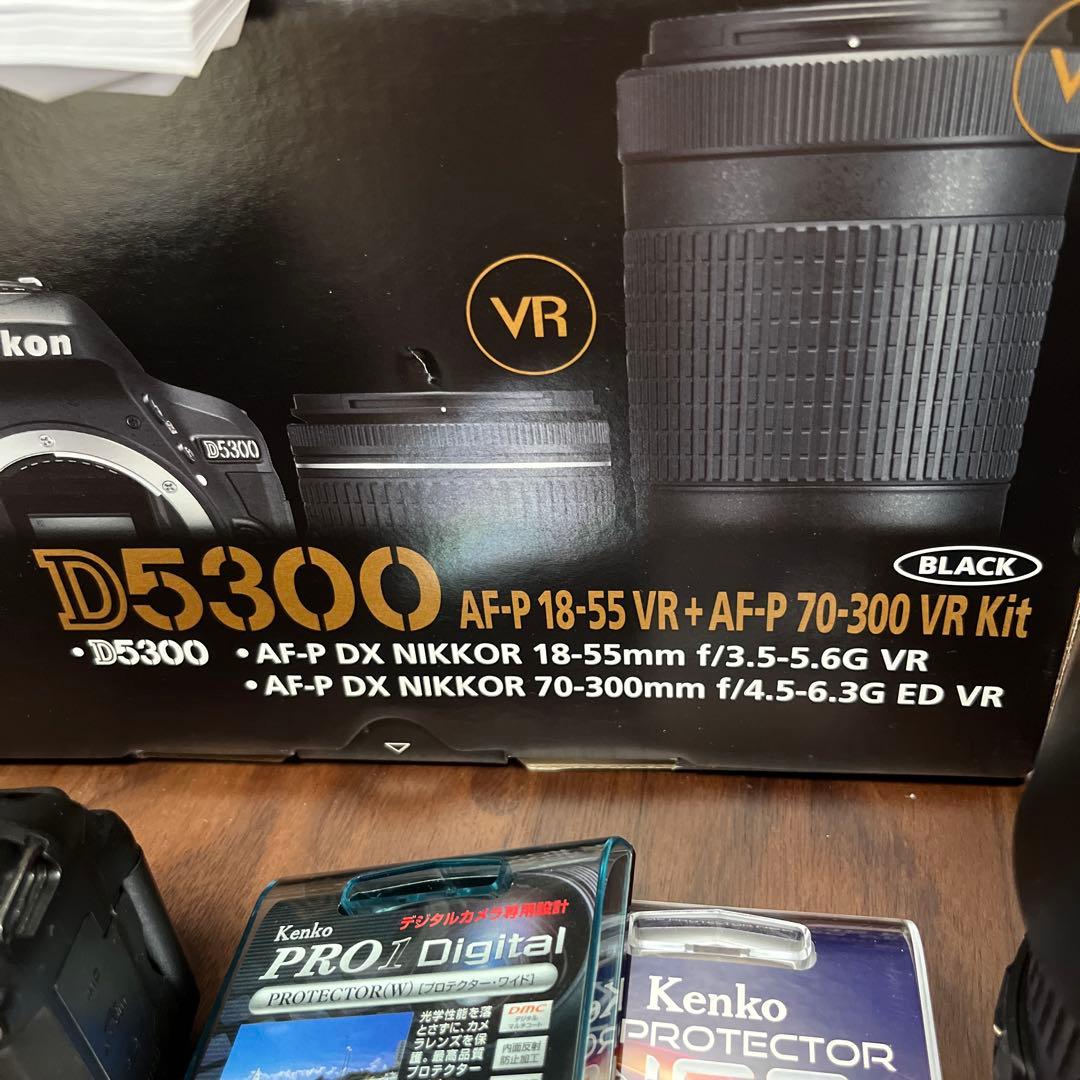 【超美品】　Nikon D5300 デジタル一眼レフカメラ レンズ3本セット
