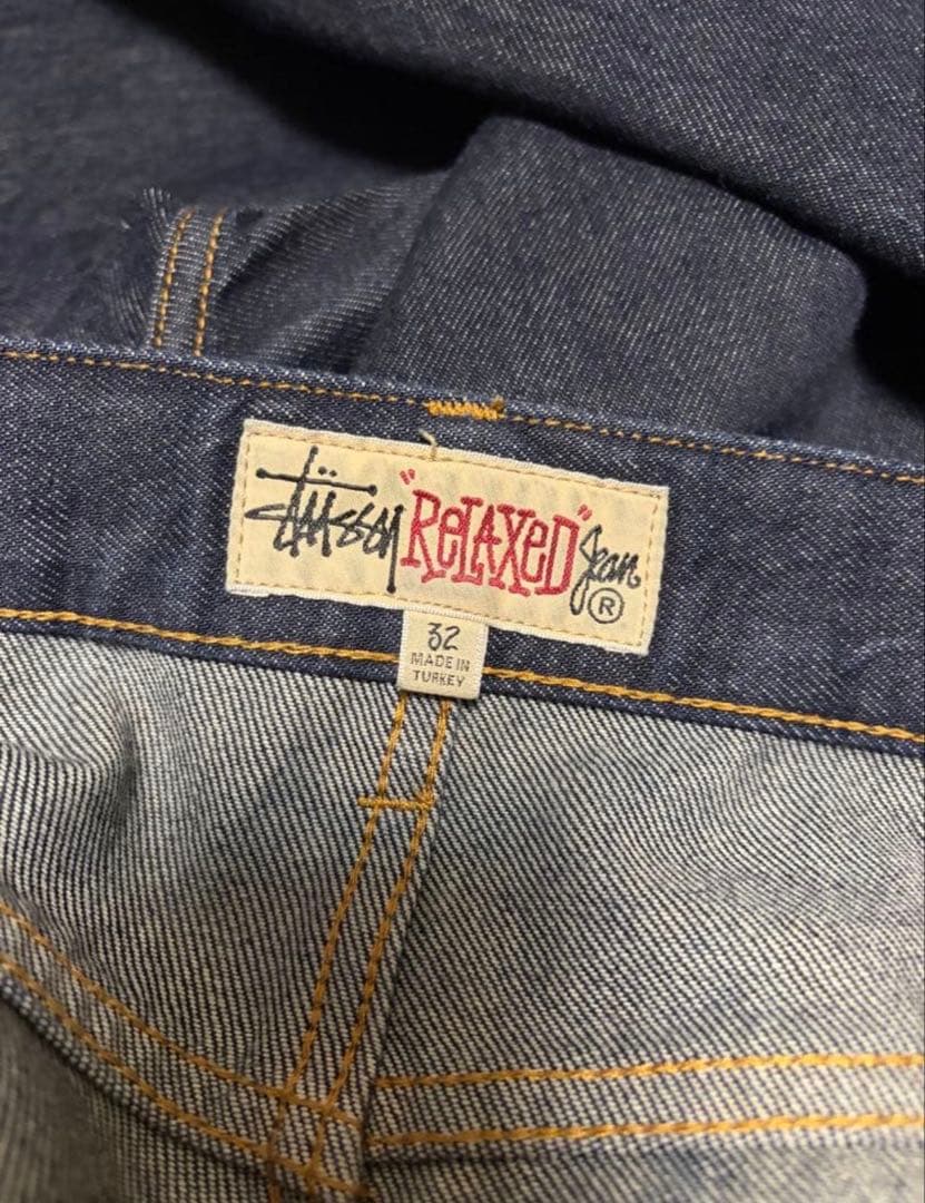 パンツ stussy relaxed baggy jean denim 32