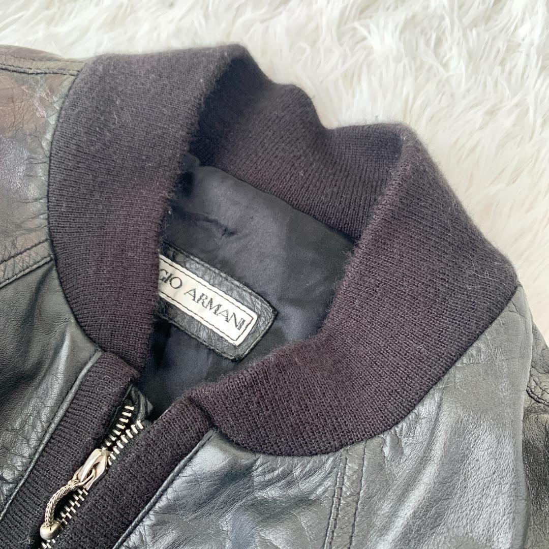 【英国製/riri】80-90s ヴィンテージ レザージャケット 訳あり L相当