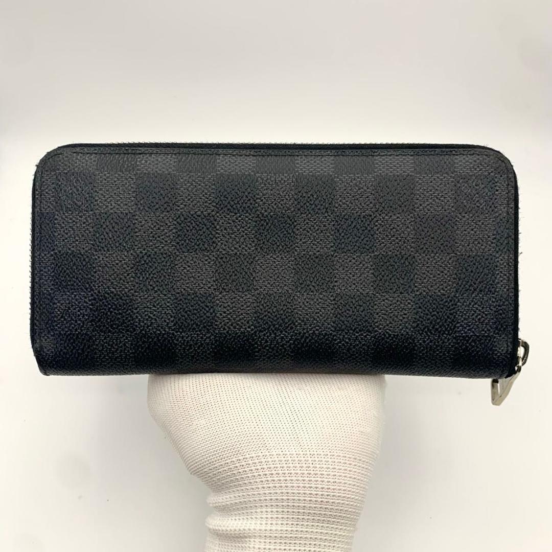 鑑定済み ルイヴィトン ダミエグラフィット ジッピーウォレット ヴェルティカル