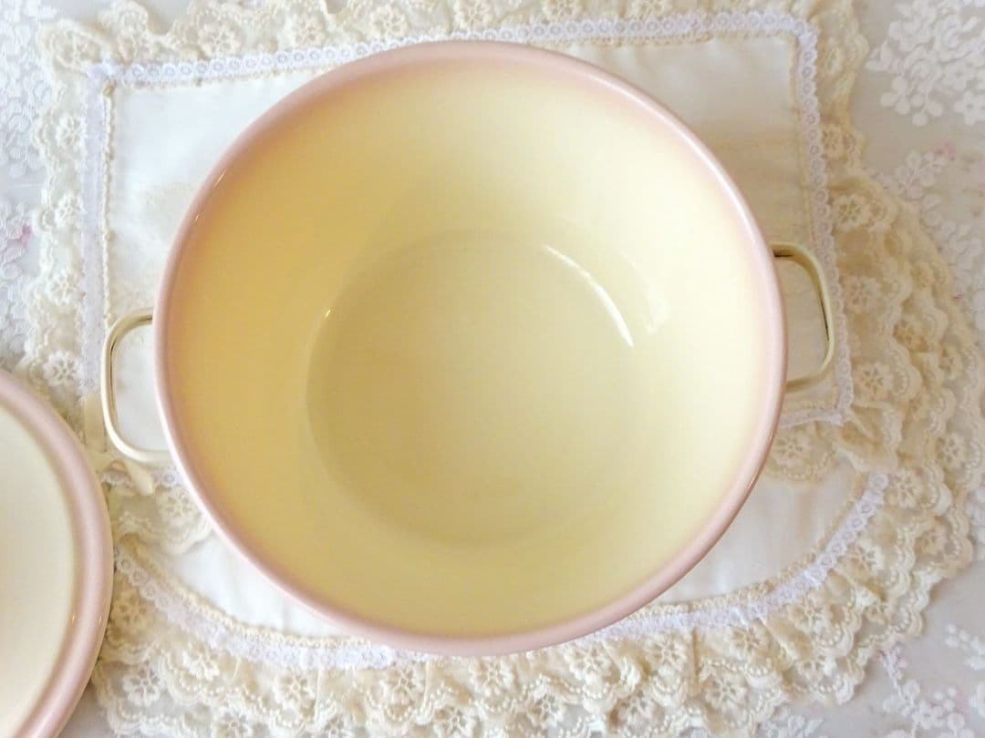 イマン　ダイアナローズ　アンティークキャセロール　マニーローズ