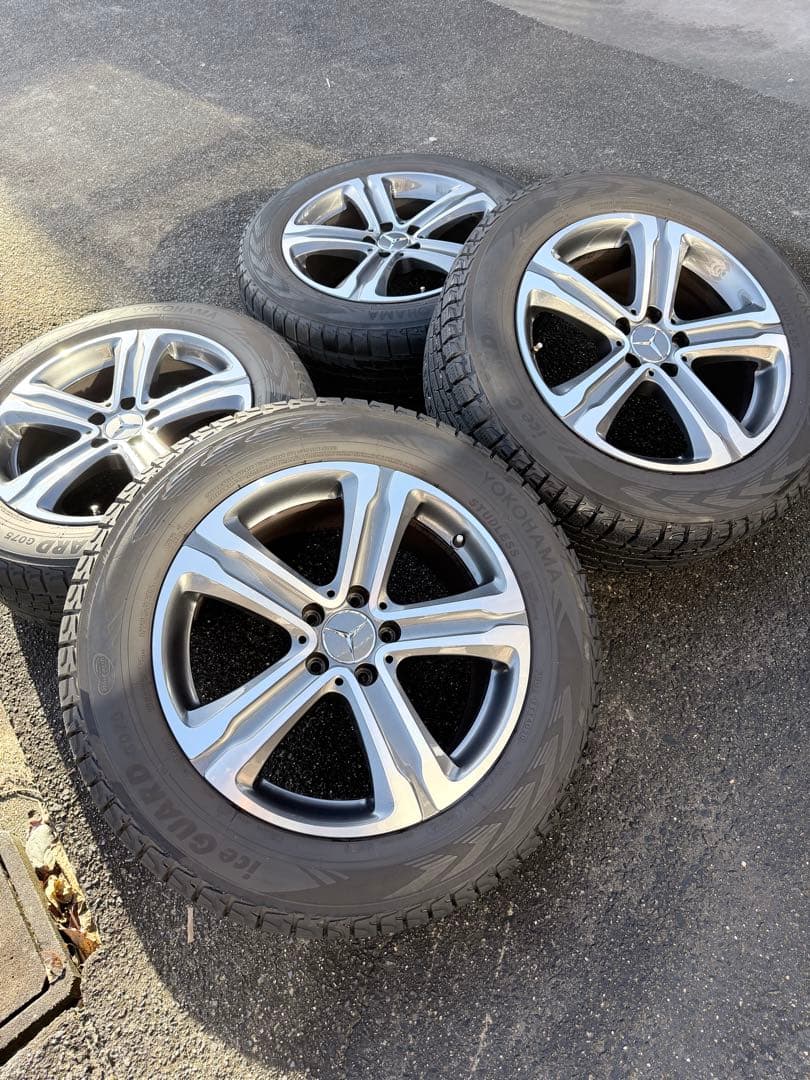 美品　ベンツ純正　GLC220d ヨコハマ 235/60R18 タイヤホイール