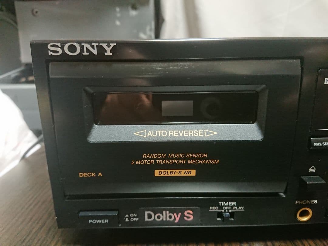美品メンテナンス整備済 SONY製 ステレオカセットデッキ TC-WR705S