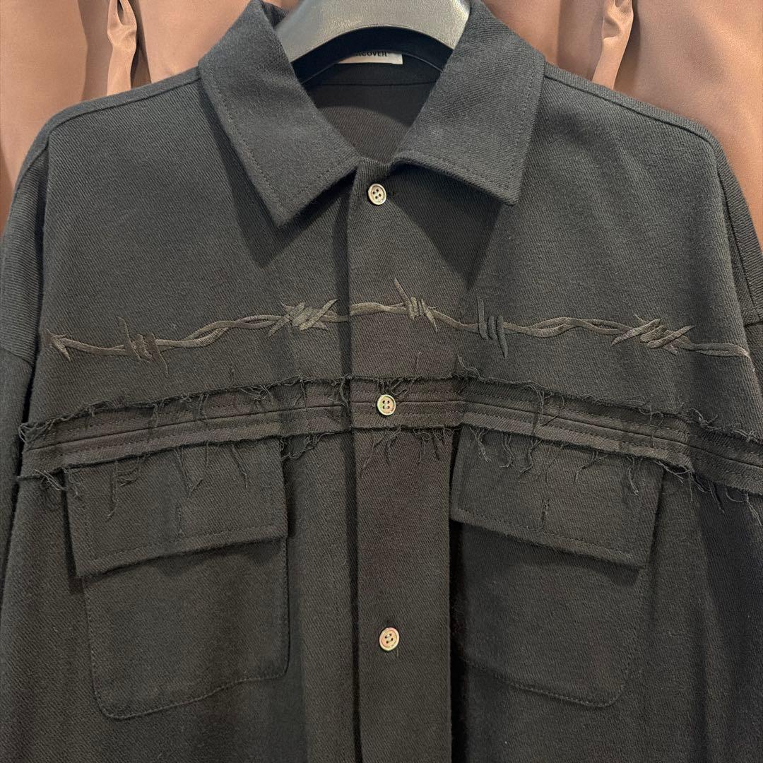 「レア」 UNDERCOVER ワイヤー刺繍シャツ サンプル