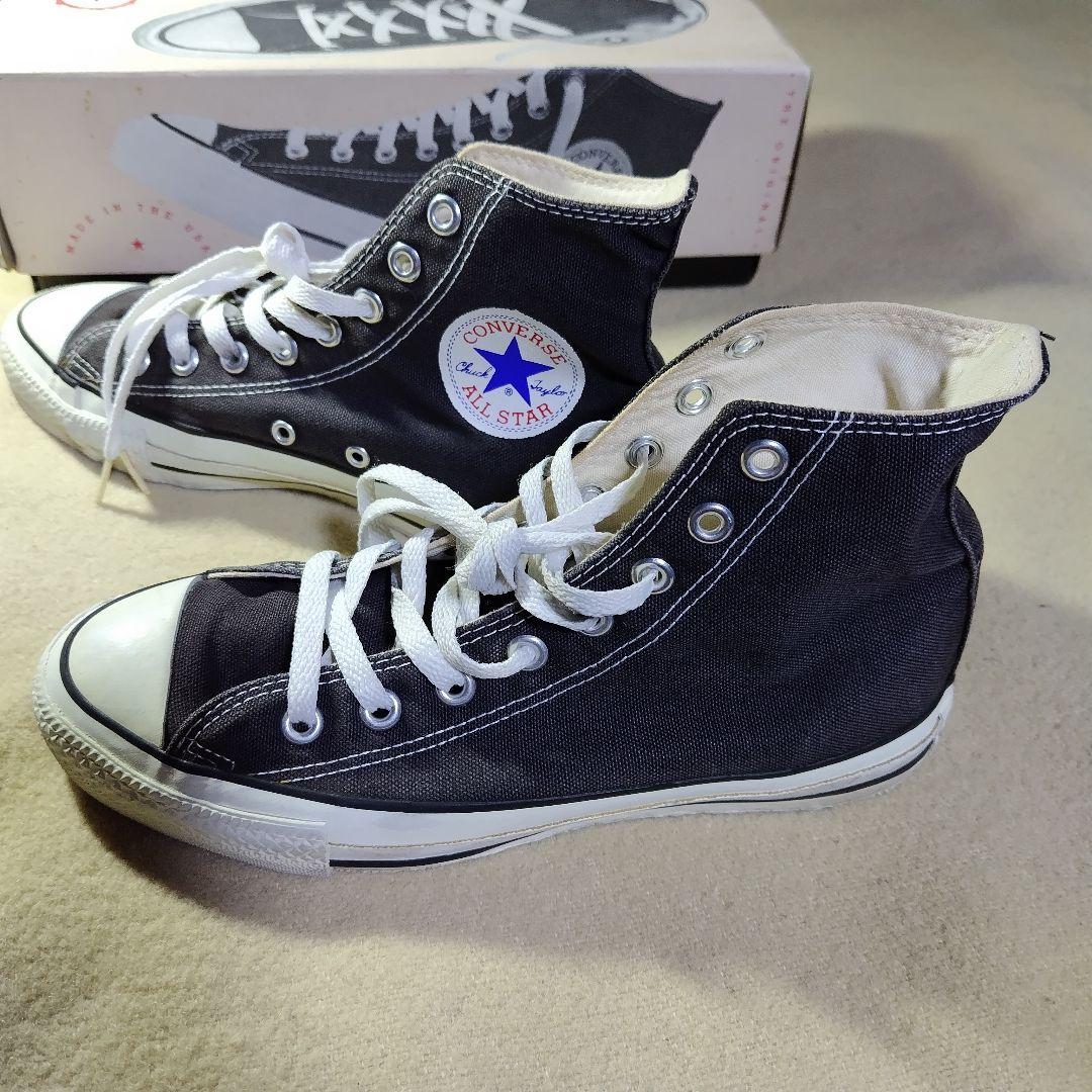 90s USA製 Converse All Star Hi Black 25cm
