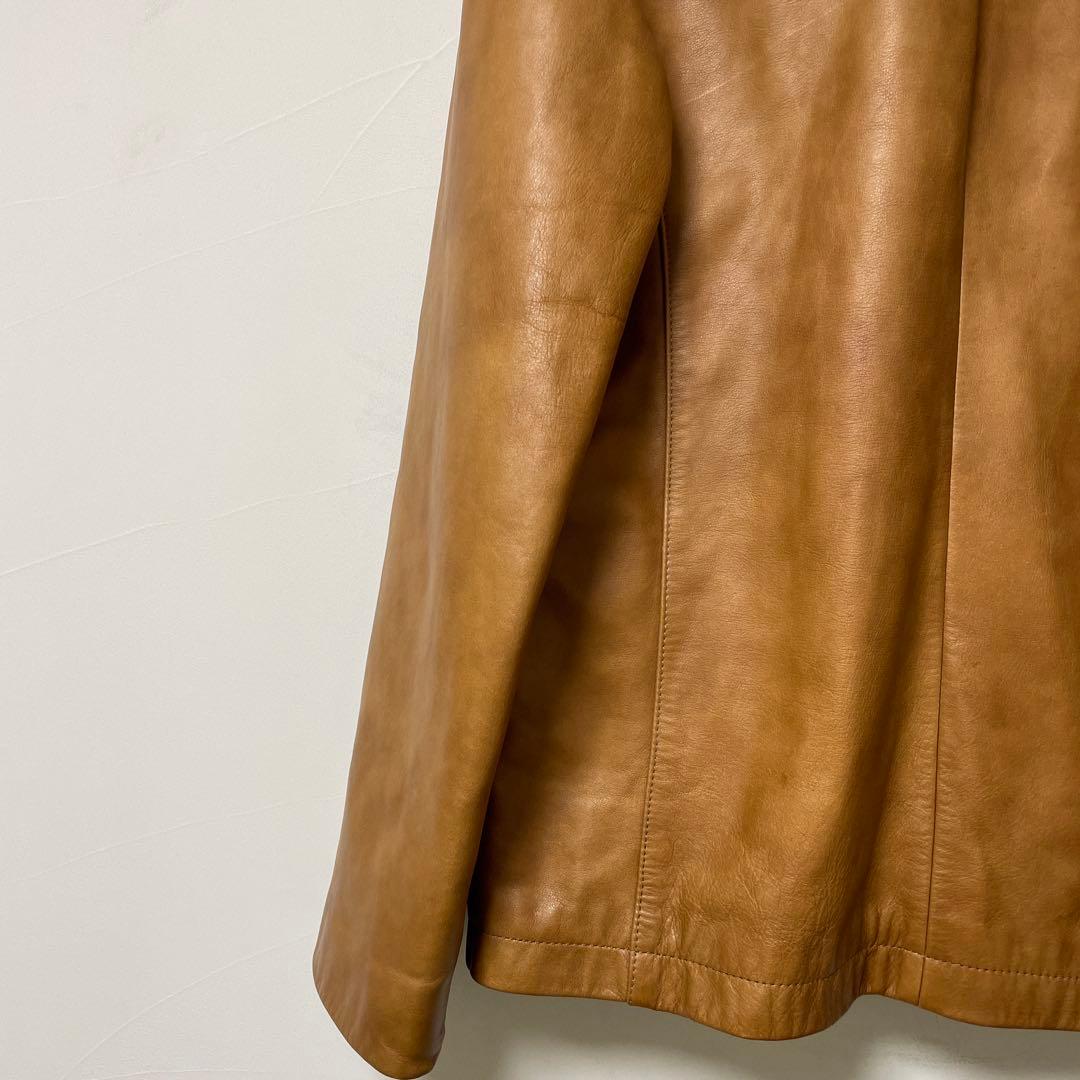 A.P.C. レザージャケット ブラウン　サイズS フランス製