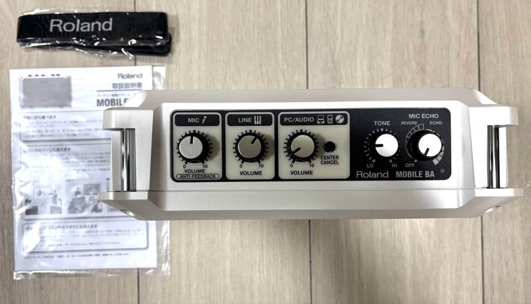 【ほぼ未使用極美】Roland Mobile BA ホワイトポータブルスピーカー
