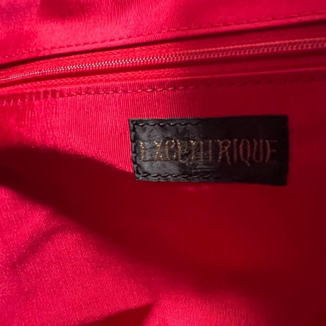 美品✨エクサントリーク レジメンタル柄　ハンドバッグ ボストンバッグ