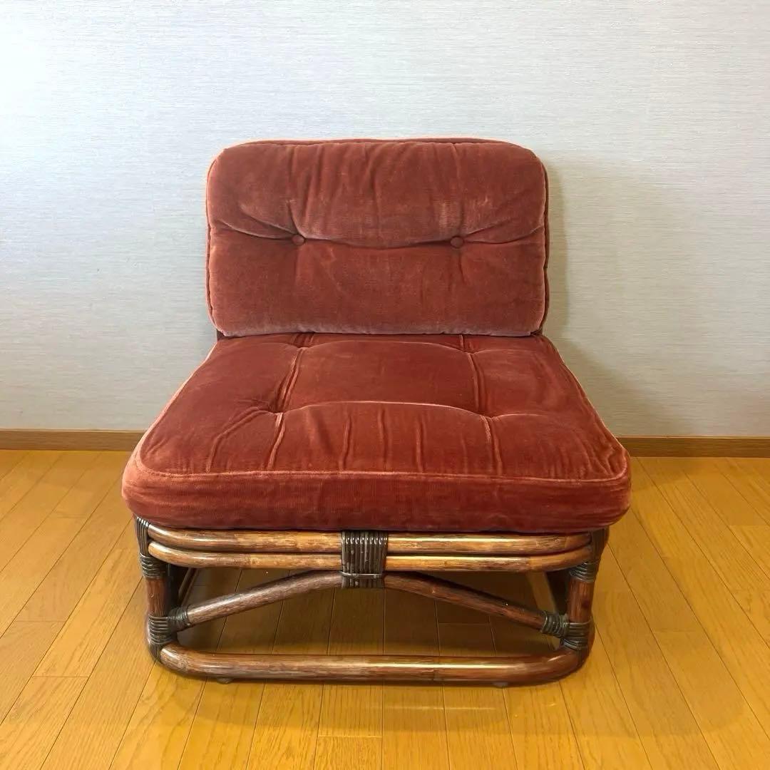 piece of cake様YAMAKAWAラタン籐 ソファ ヴィンテージNO1