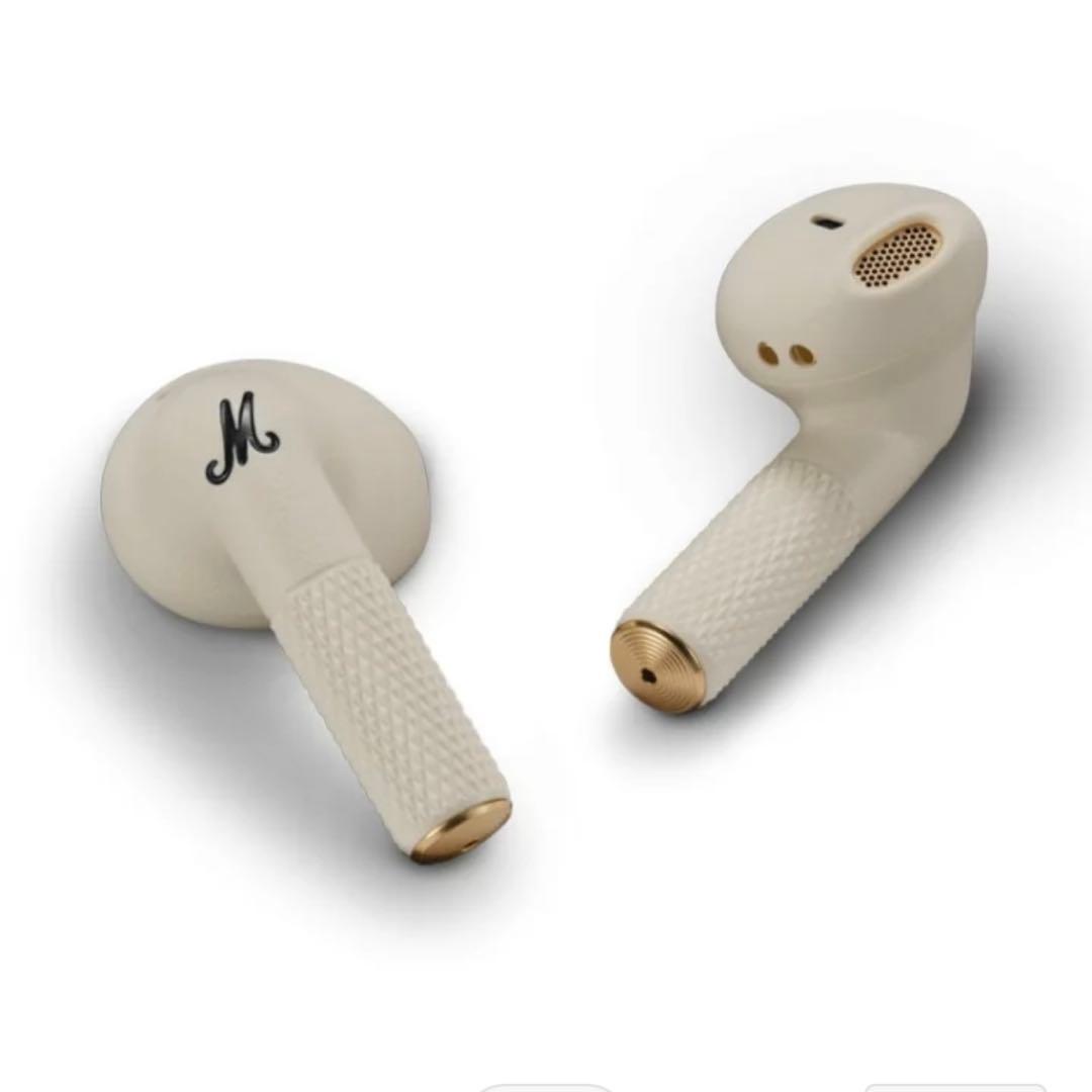 マーシャル　ワイヤレスイヤホン　クリーム