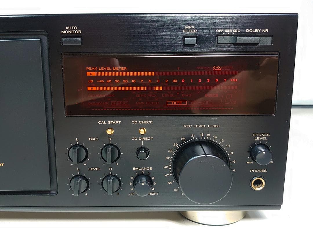 【オーバーホール品】TEAC カセットデッキ「V-5000」再生・録音動作OK★