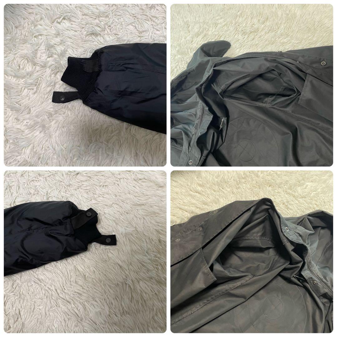 超名作/XL相当　ラッドミュージシャン　ボリュームネックモッズコート　ブラック