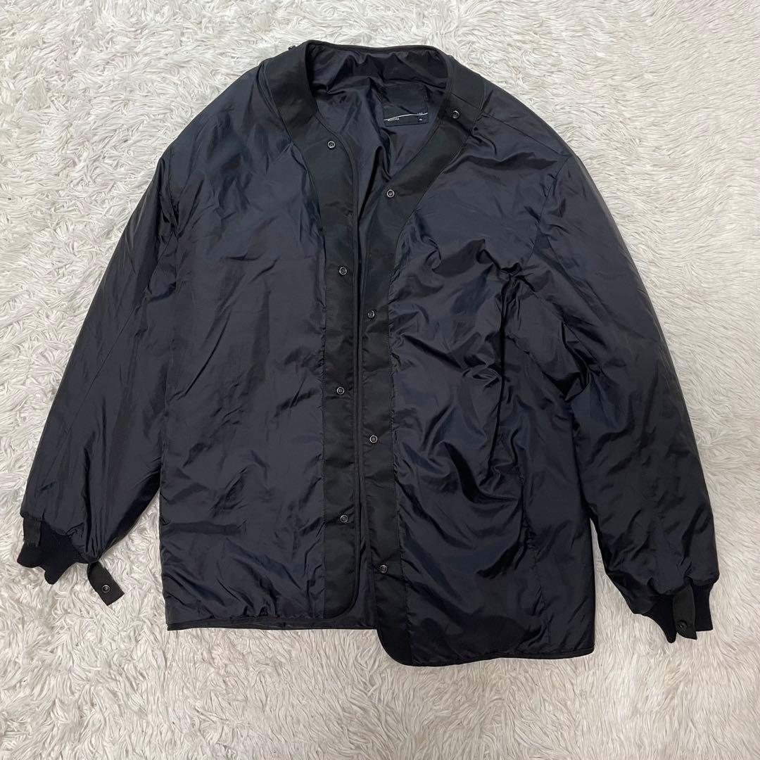 超名作/XL相当　ラッドミュージシャン　ボリュームネックモッズコート　ブラック