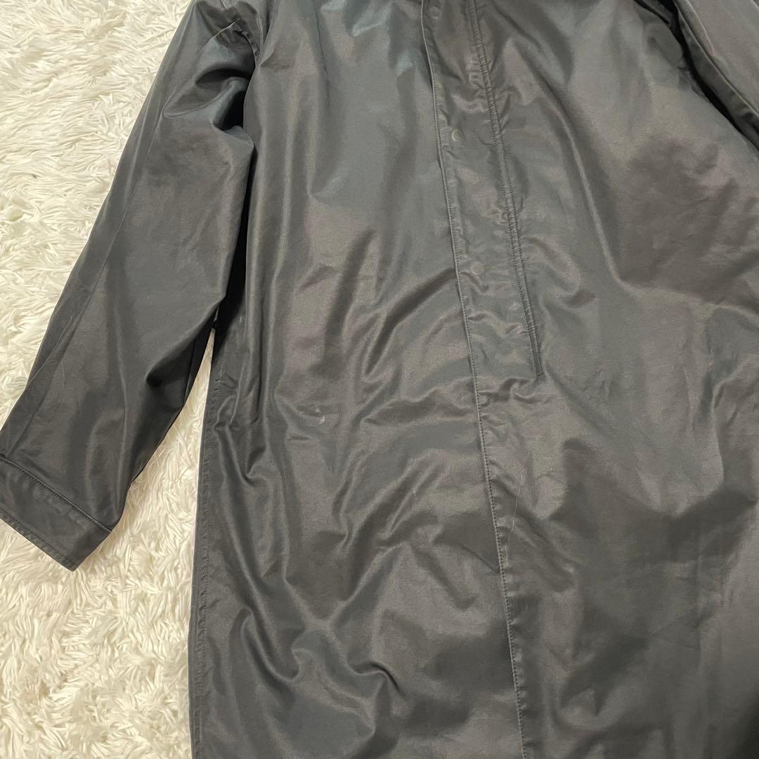 超名作/XL相当　ラッドミュージシャン　ボリュームネックモッズコート　ブラック