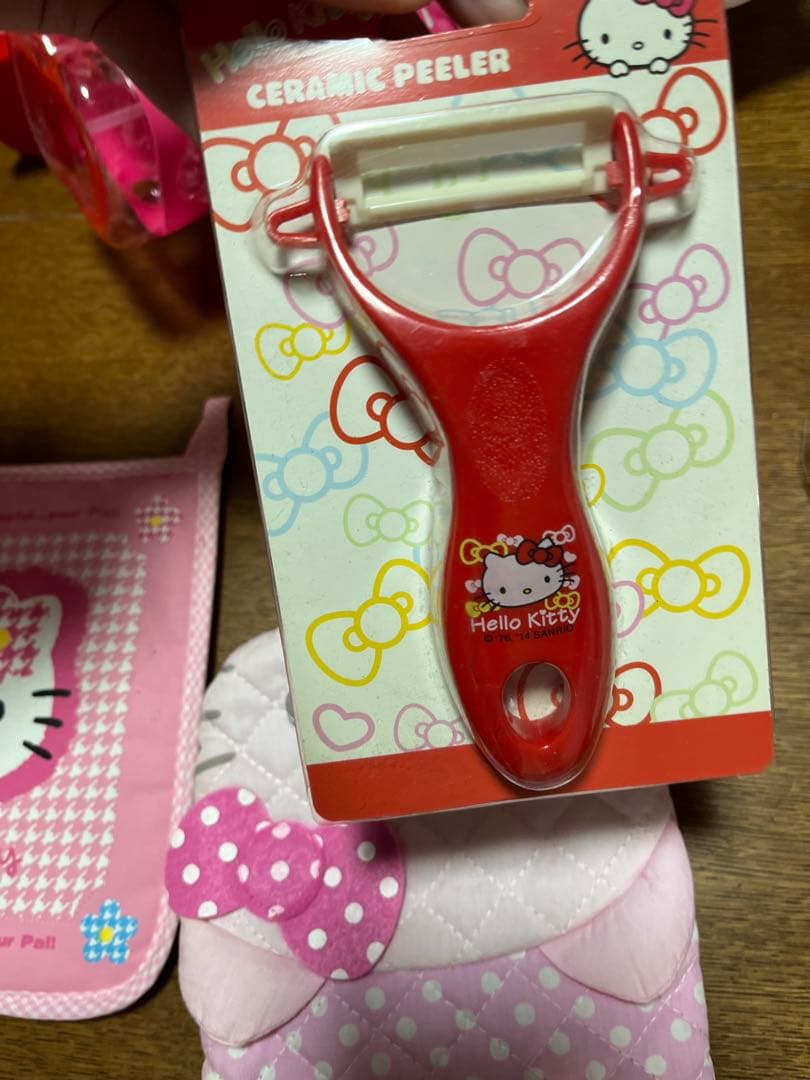 キティ　レトロ　小物入れ　マスキング　ゴミ箱　ミトン　ポンプボトル　収納