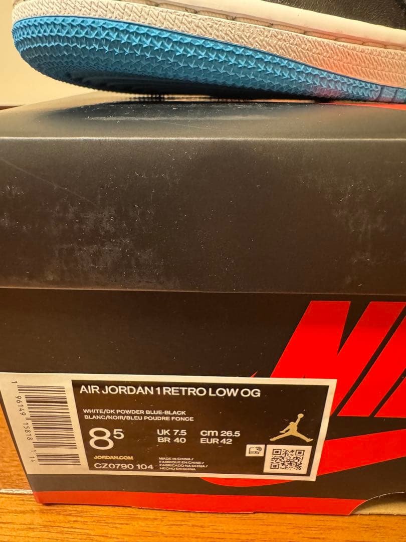 AIR JORDAN 1 RETRO LOW OG ジョーダン1