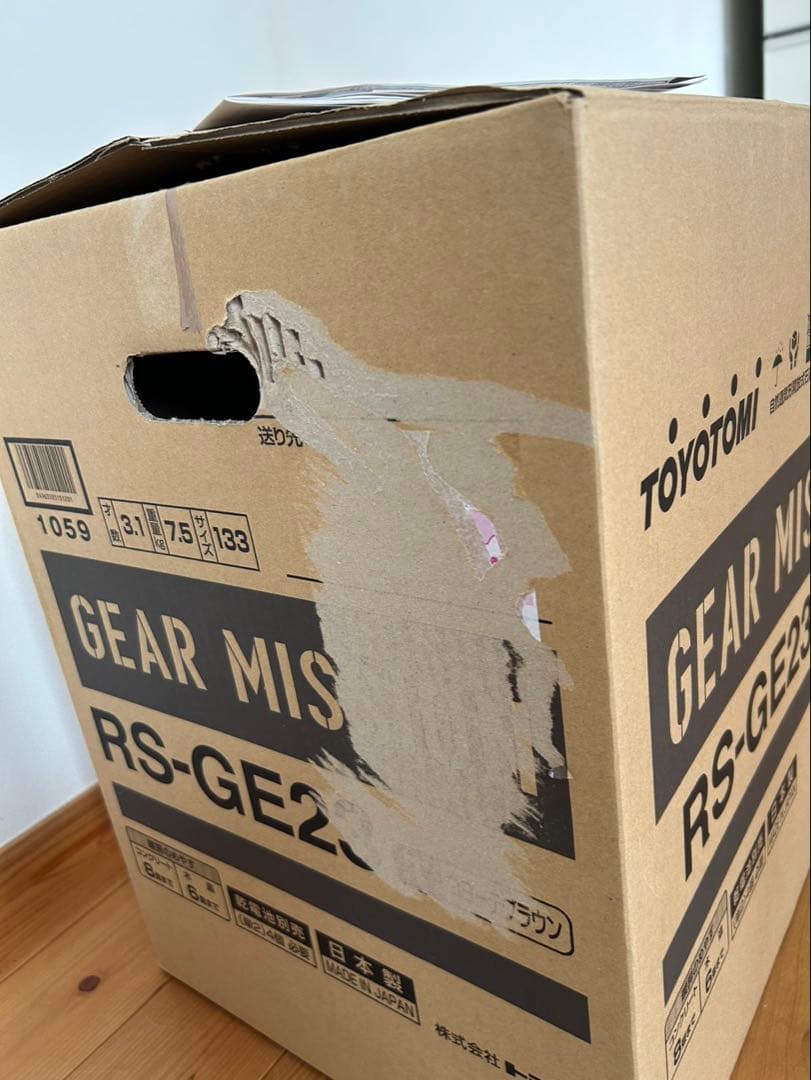 トヨトミ GEAR MISSION RS-GE23 ストーブ