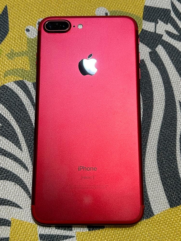 iPhone 7 Plus RED 128GB SIMフリー 付属品完備