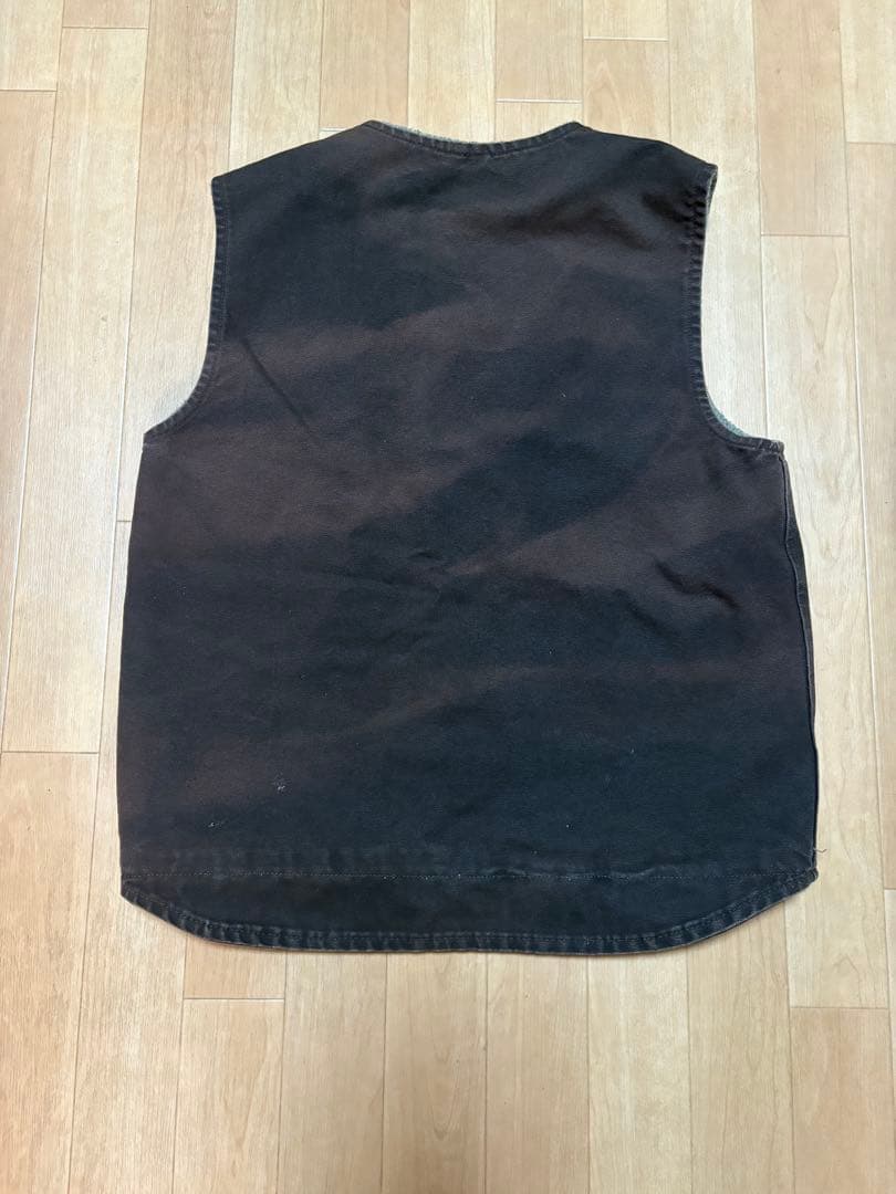 carhartt ダック ベスト ブラウン