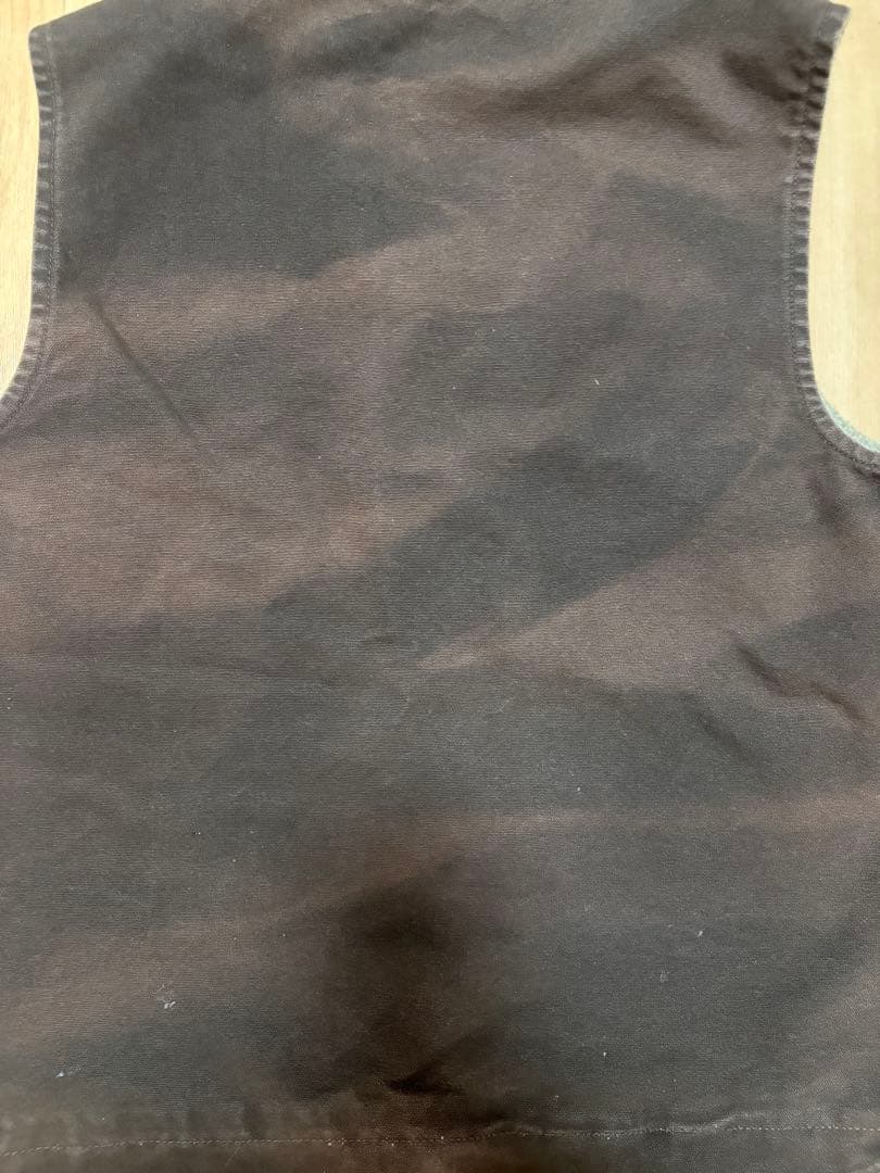 carhartt ダック ベスト ブラウン