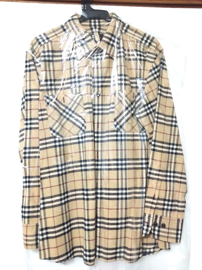BURBERRY バーバリー BLACK LABEL チェック柄シャツ サイズ3