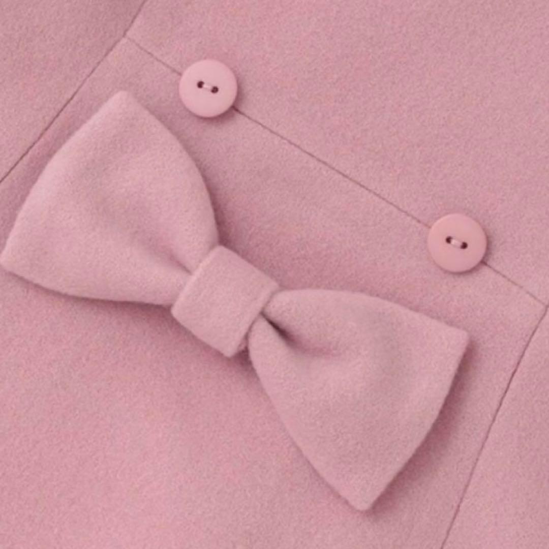 メゾピアノ スカラップウールコート　130