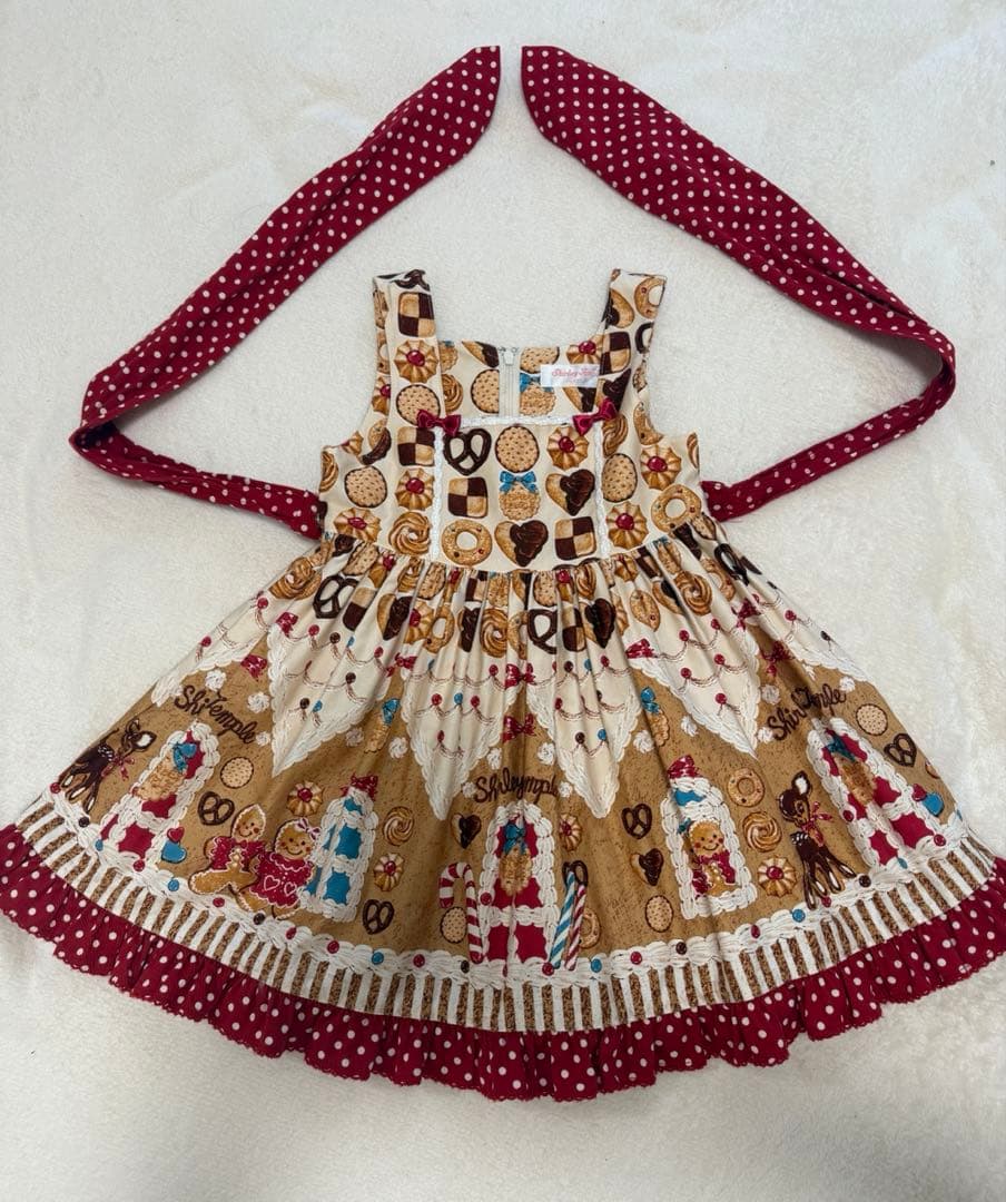 シャーリーテンプルお菓子のおうちワンピース